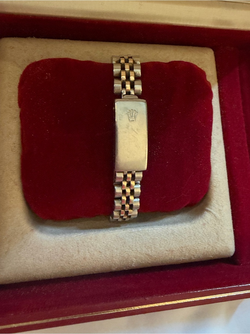 Rolex Women's Two-Tone Gold and Silver Dial Bracelet Watch - Picture 6 of 10